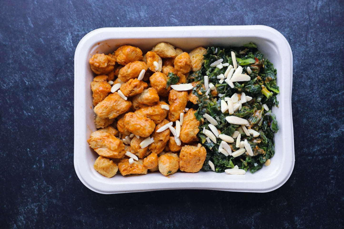 BBQ Chick’n + Garlic Kale