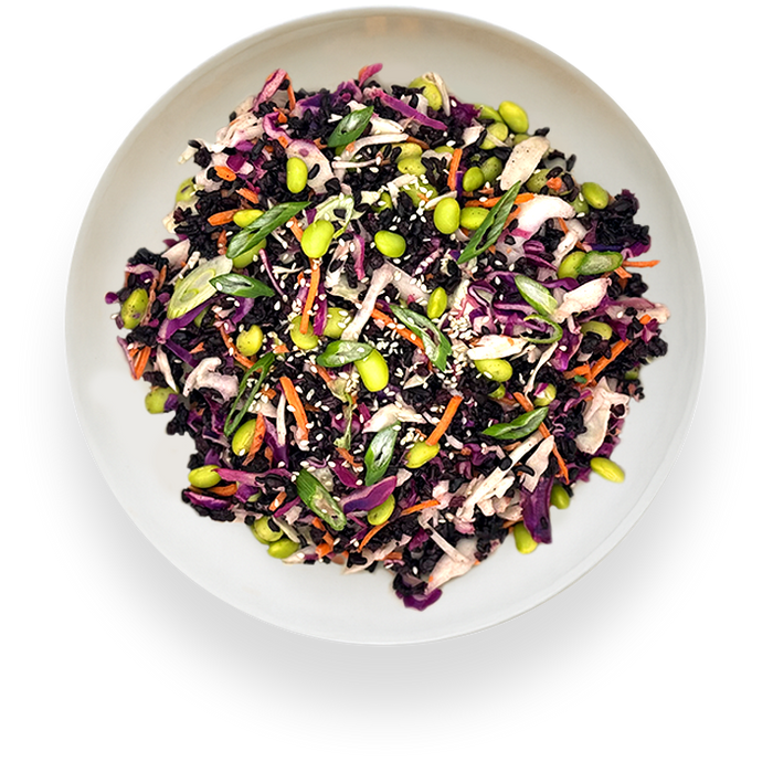 Orange-Miso Forbidden Rice — Fiber+ vegan meal