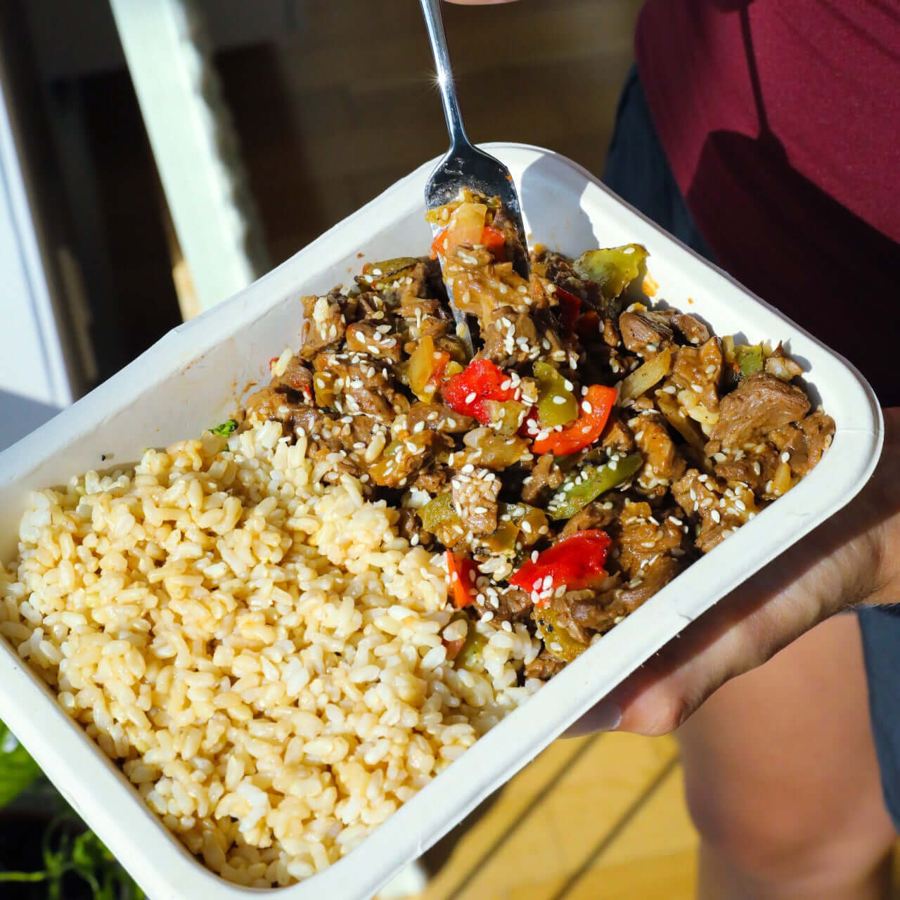 Sesame 'Beef' Stir Fry