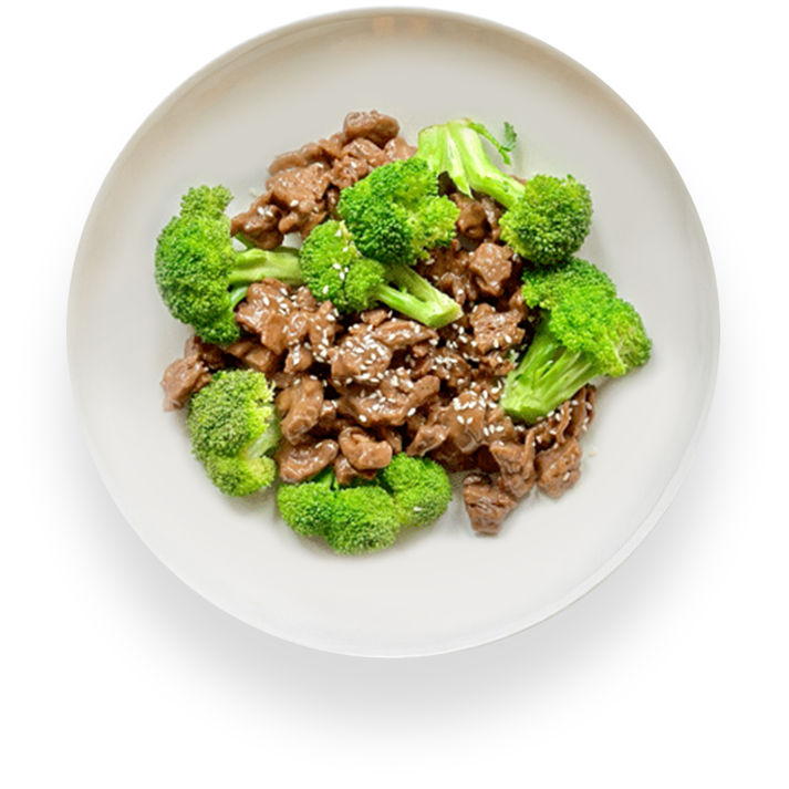 'Beef' ‘n Broccoli — low-carb, high-protein vegan meal