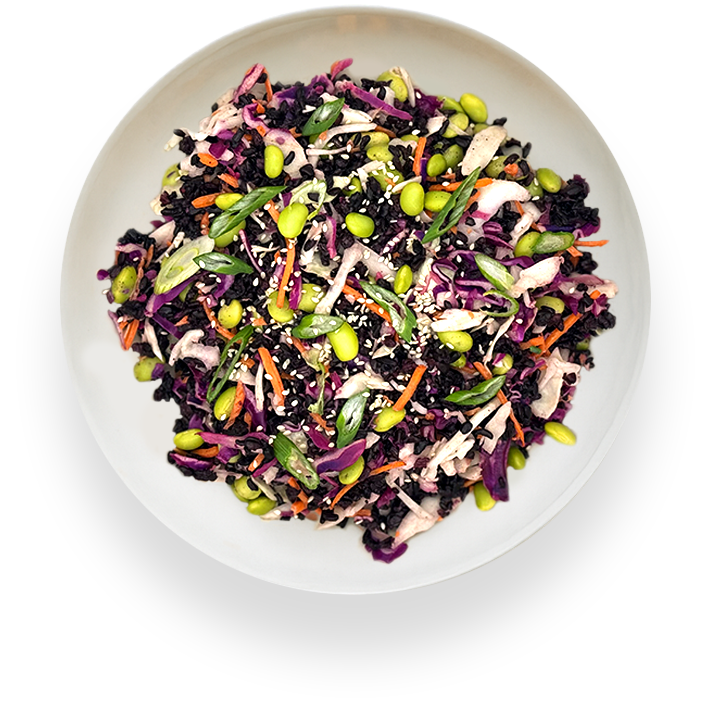 Orange-Miso Forbidden Rice, Cabbage + Edamame – FireRoad
