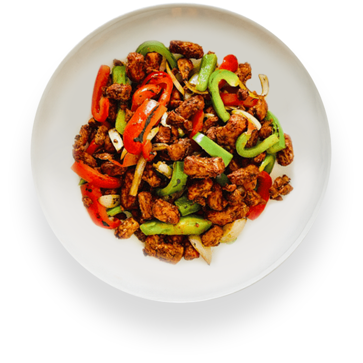 Chili-lime Chick’n Fajitas