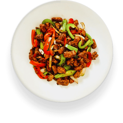 Chili-lime Chick’n Fajitas