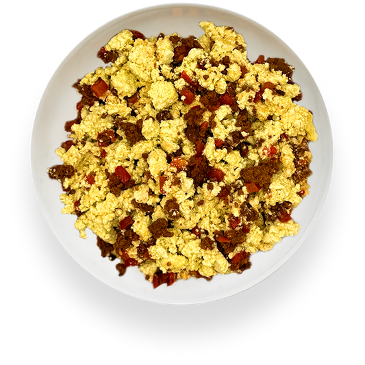 Chorizo Red Pepper Scramble