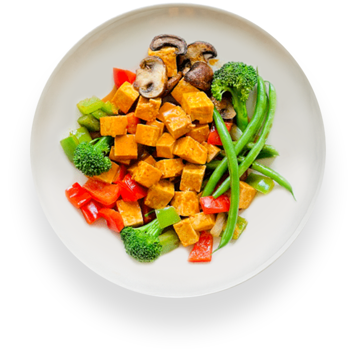 Coconut Red Curry Tofu — high-protein plant-based meal