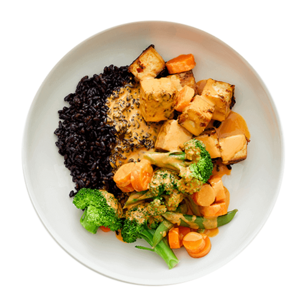 Creamy Thai Curry + Black Rice