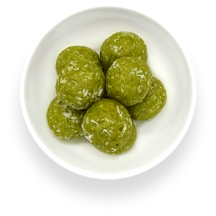 Matcha Coconut — low-carb, high-protein vegan meal