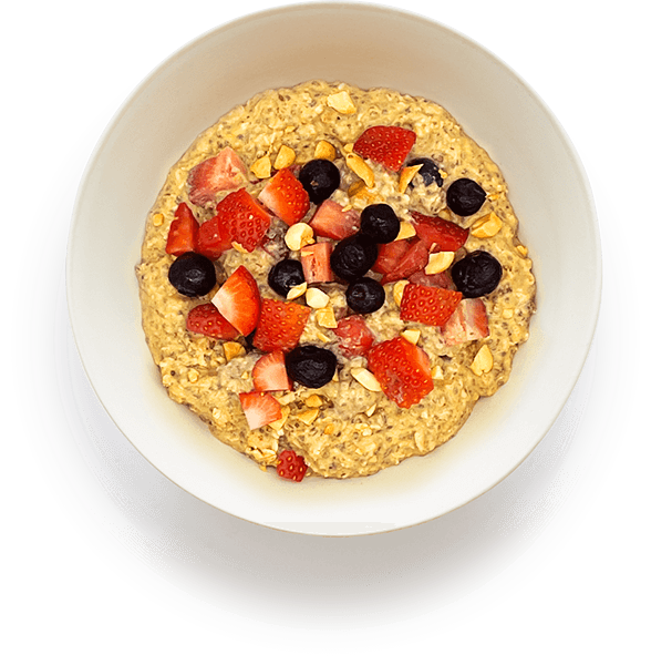 PB+Berry Oats — high-protein plant-based snack